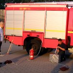 Knotenkunde; ABC, Feuerlöscher, Sanikoffer, Rettungsknoten, Schotenstich, Zimmermannsschlag, Leitersicherung waren hier die Aufgabe