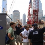 Port Authority Policemen did the guided tour through the construction area. The completion of the towers is scheduled for 2013 <br>© FF Stellingen<br