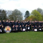 Die drei Erstplazierten (v.l.n.r. FF Osdorf, FF Oldenfelde, FF Winterhude) (c) AG MuK FF HH