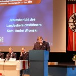 LBF Andre Wronski beim Vortrag seines Jahresberichts (c) AG MuK